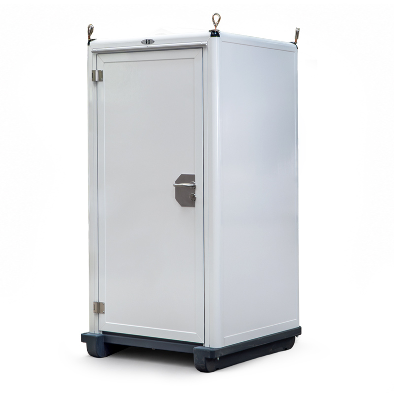 GLOBAL Polar mobile Toilettenkabine in Weiß