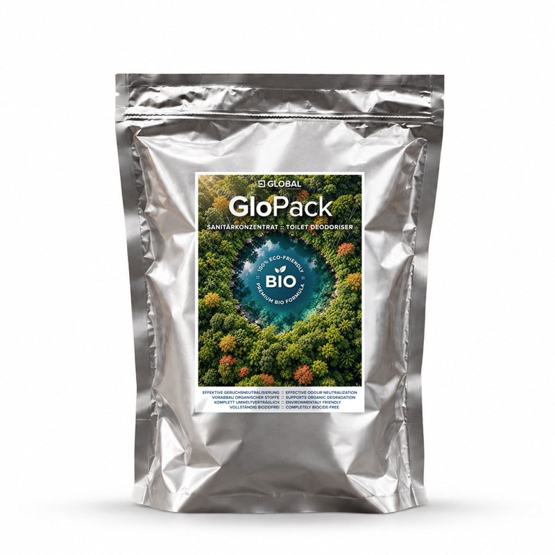 GloPack Bio Sanitärkonzentrat im Portionsbeutel